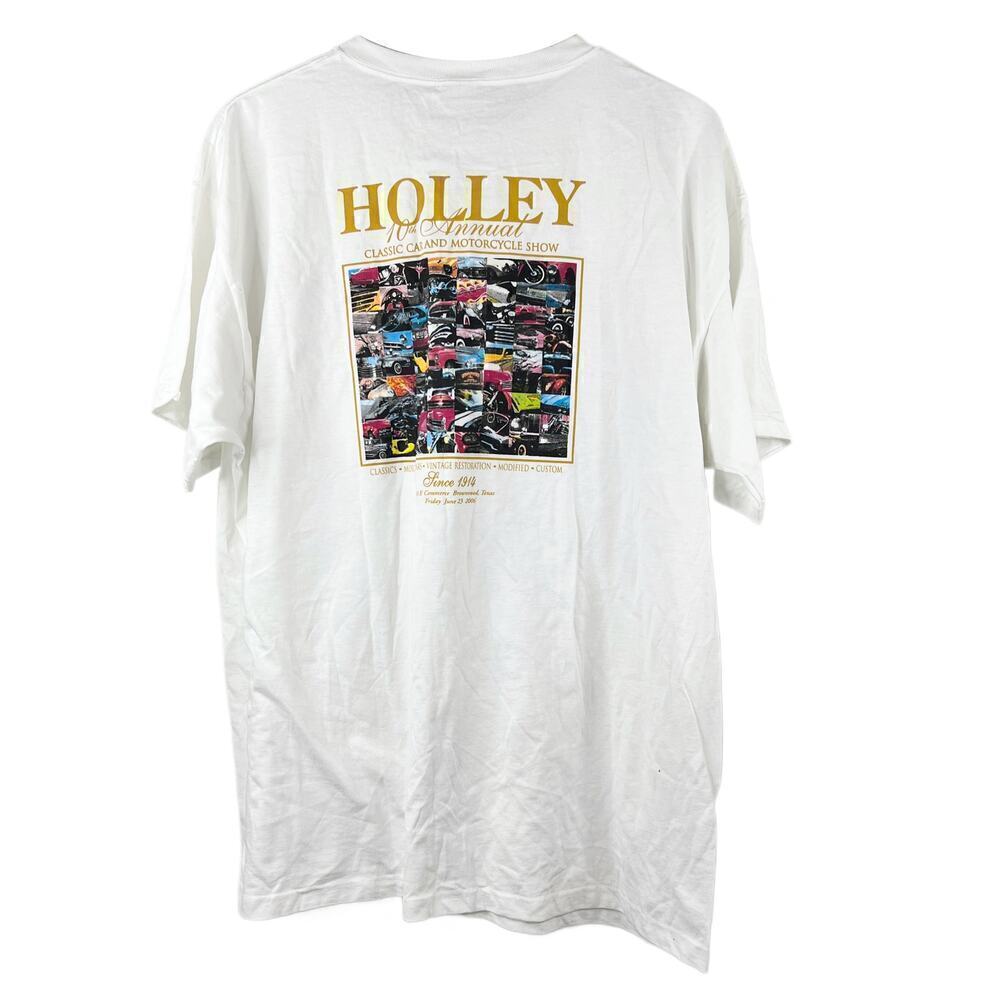 Holley 10th Annual Classic‎ Car & Motorcycle Show T-Shirt Mens Size XL